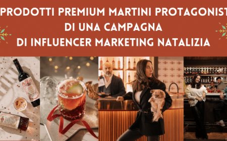 I prodotti premium Martini protagonisti di una campagna di influencer marketing natalizia
