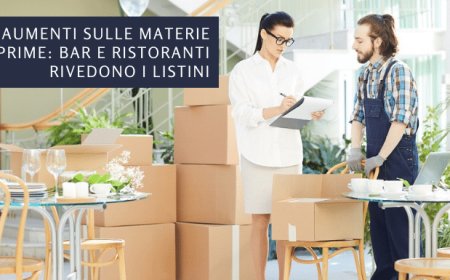 Aumenti sulle materie prime: bar e ristoranti rivedono i listini