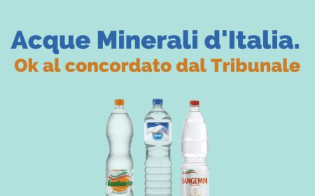 Acque Minerali d'Italia. Ok al concordato dal Tribunale