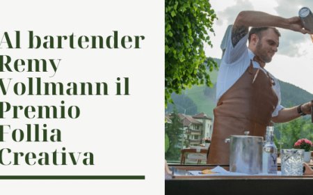Al bartender Remy Vollmann il Premio Follia Creativa 2021