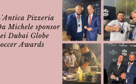 L'Antica Pizzeria Da Michele sponsor dei Dubai Globe Soccer Awards