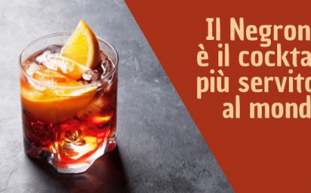 Il Negroni è il cocktail più servito al mondo