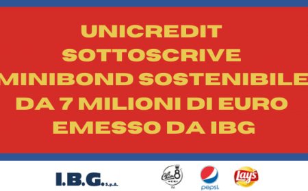 UniCredit sottoscrive minibond sostenibile da 7 milioni di euro emesso da IBG
