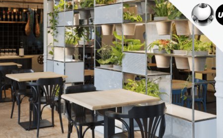 USM Haller arrichisce con la natura gli spazi Horeca