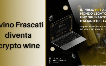 Il vino Frascati diventa crypto wine