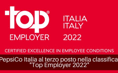 PepsiCo Italia al terzo posto nella classifica "Top Employer 2022"