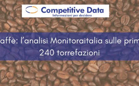 Caffè: l’analisi Monitoraitalia sulle prime 240 torrefazioni