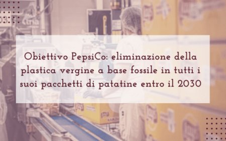 Obiettivo PepsiCo: eliminazione della plastica vergine a base fossile in tutti i suoi pacchetti di patatine entro il 2030