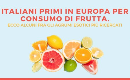 Italiani primi in Europa per consumo di frutta. Ecco alcuni fra gli agrumi esotici più ricercati