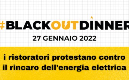 #Blackoutdinner: i ristoratori protestano contro il rincaro dell'energia elettrica