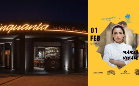 La Chef Marianna Vitale a Cinquanta Spirito Italiano per una cena benefica