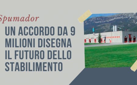 Spumador. Un accordo da 9 milioni disegna il futuro dello stabilimento