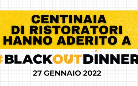 Centinaia di ristoratori hanno aderito a #Blackoutdinner