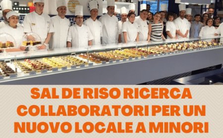 Sal De Riso ricerca collaboratori per un nuovo locale a Minori