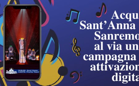 Acqua Sant’Anna a Sanremo: al via una campagna e attivazioni digital