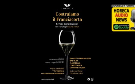 Clarabella propone “Costruiamo il Franciacorta”, una serata di degustazione dedicata al vino