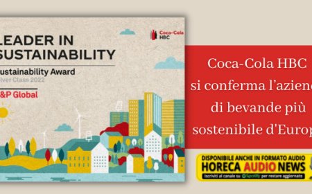 Coca-Cola HBC si conferma l’azienda di bevande più sostenibile d'Europa