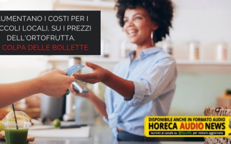 Aumentano i costi per i piccoli locali, su i prezzi dell'ortofrutta. È colpa delle bollette