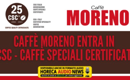 Caffè Moreno entra in CSC - Caffè Speciali Certificati