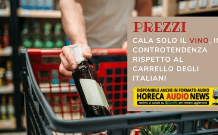 Prezzi. Cala solo il vino, in controtendenza rispetto al carrello degli italiani