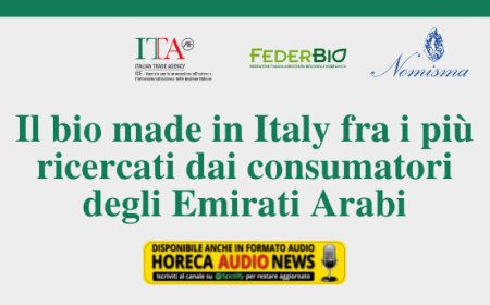 Il bio made in Italy fra i più ricercati dai consumatori degli Emirati Arabi