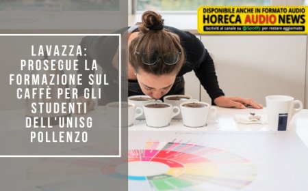 Lavazza: prosegue la formazione sul caffè per gli studenti dell'Unisg Pollenzo
