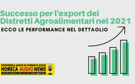 Successo per l'export dei Distretti Agroalimentari nel 2021. Ecco le performance nel dettaglio