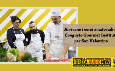 Arrivano i corsi amatoriali di Congusto Gourmet Institute per San Valentino