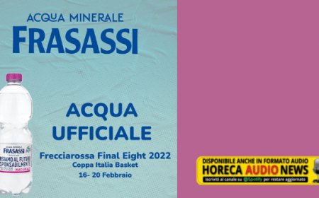 Acqua Frasassi, acqua ufficiale del Frecciarossa Final Eight 2022