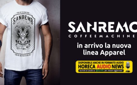 Sanremo Coffee Machines: in arrivo la nuova linea Apparel