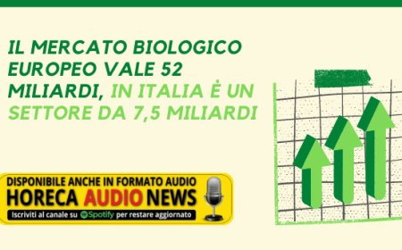 Il mercato biologico europeo vale 52 miliardi, in Italia è un settore da 7,5 miliardi