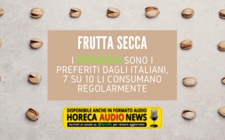 Frutta secca. I pistacchi sono i preferiti dagli italiani, 7 su 10 li consumano regolarmente