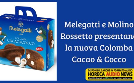Melegatti e Molino Rossetto presentano la nuova Colomba Cacao & Cocco