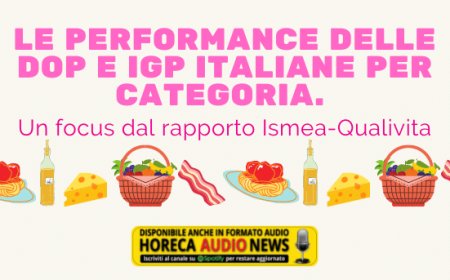 Le performance delle Dop e Igp italiane per categoria. Un focus dal rapporto Ismea-Qualivita