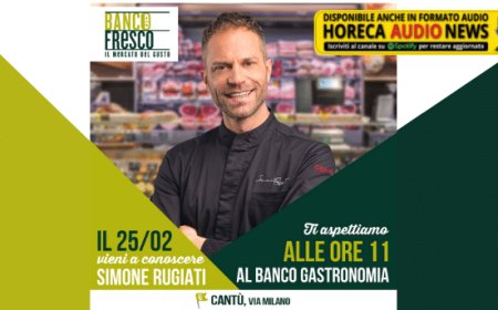Simone Rugiati ospite della gastronomia di Banco Fresco