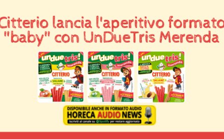 Citterio lancia l'aperitivo formato "baby" con UnDueTris Merenda