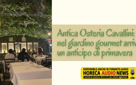 Antica Osteria Cavallini: nel giardino gourmet arriva un anticipo di primavera