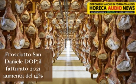 Prosciutto San Daniele DOP: il fatturato 2021 aumenta del 14%