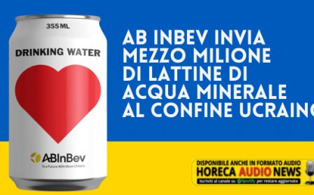 AB InBev invia mezzo milione di lattine di acqua minerale al confine ucraino