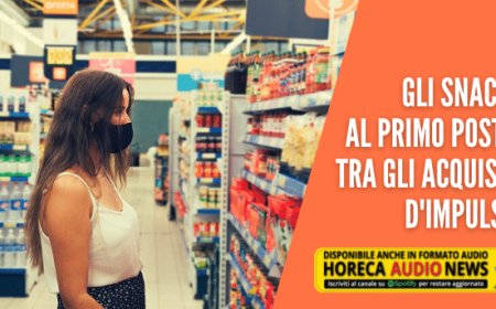 Gli snack al primo posto tra gli acquisti d'impulso