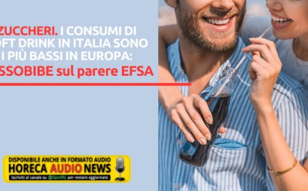 Zuccheri. I consumi di soft drink in Italia sono i più bassi in Europa: ASSOBIBE sul parere EFSA