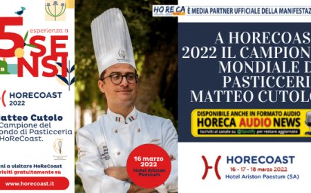 A HoReCoast 2022 il campione mondiale di Pasticceria Matteo Cutolo