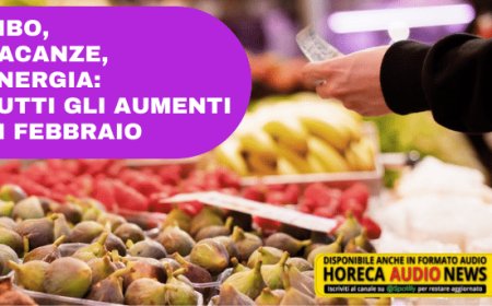 Cibo, vacanze, energia: tutti gli aumenti di febbraio