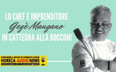 Lo chef e imprenditore Gegè Mangano in cattedra alla Bocconi