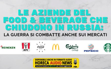 Le aziende del food & beverage che chiudono in Russia: la guerra si combatte anche sui mercati