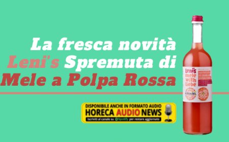 La fresca novità Leni's: Spremuta di Mele a Polpa Rossa
