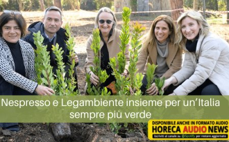 Nespresso e Legambiente insieme per un’Italia sempre più verde
