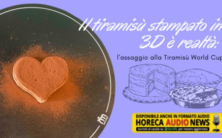 Il tiramisù stampato in 3D è realtà: l'assaggio alla Tiramisù World Cup