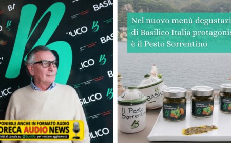 Nel nuovo menù degustazione di Basilico Italia protagonista è il Pesto Sorrentino