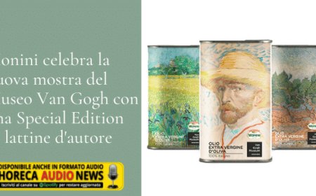Monini celebra la nuova mostra del Museo Van Gogh con una Special Edition di lattine d'autore